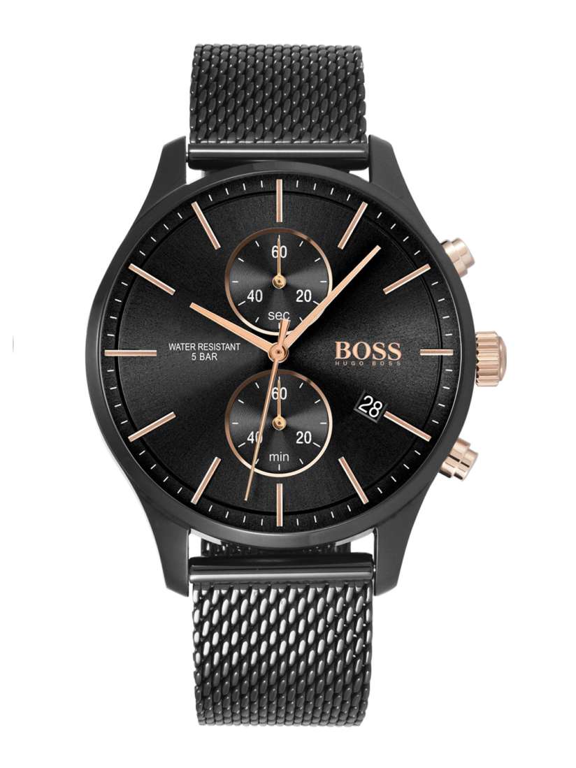 Buy Hugo Boss Men Black Analogue Watch 1513811 Watches for Men 14285396 Myntra