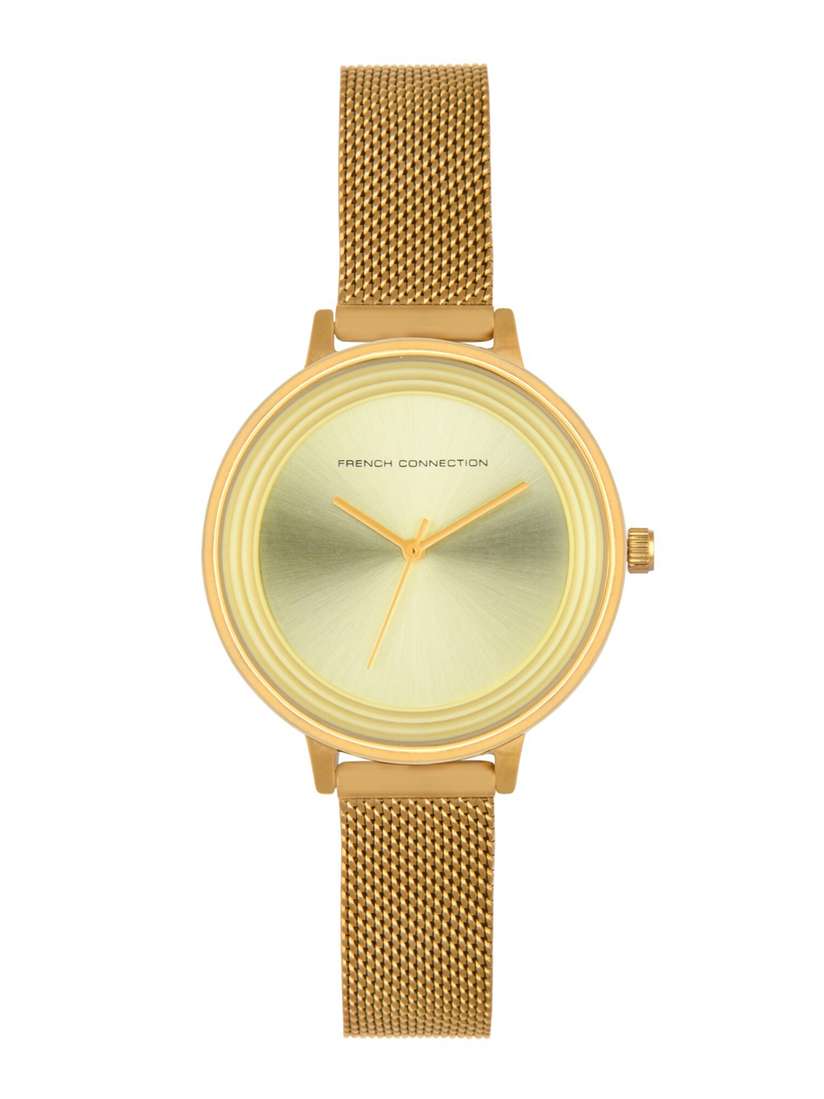 Buy French Connection Women Gold-Toned Analogue Watch Watches