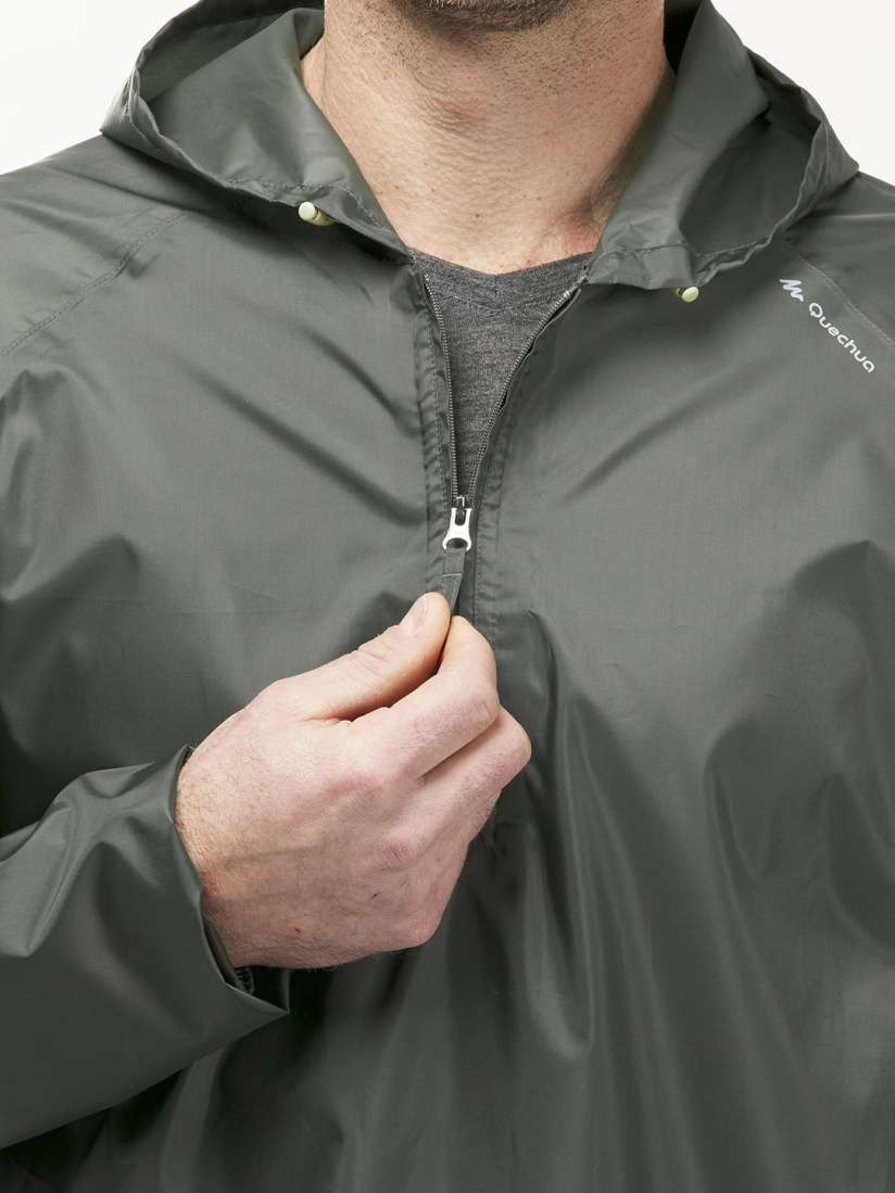 Buy Quechua By Decathlon Men Half Zip Compact Waterproof Rain Jacket Rain Jacket for Men 14333366 Myntra