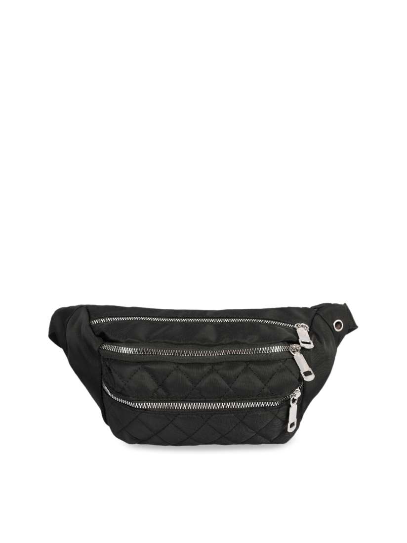 Buy Ratans Women Black Quilted Fanny Pack Waist Pouch for Women 14342284 Myntra
