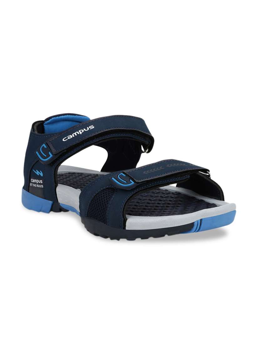 Buy Campus Men Navy Blue Grey Solid Sports Sandals Sports Sandals for Men 14347452 Myntra