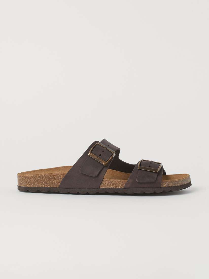 Buy H M Men Brown Solid Leather Sandals Sandals for Men from H M at Rs. 2299. Style ID 14342032
