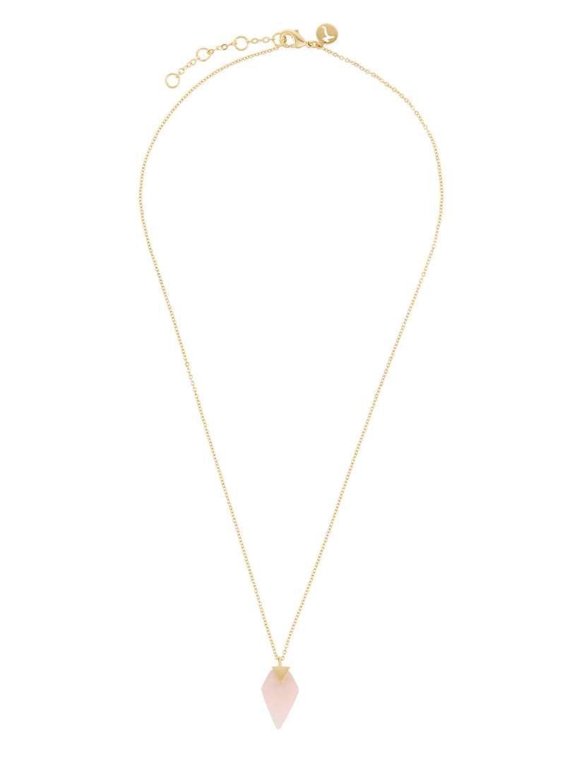 Buy Accessorize London 14K Gold Plated Healing Stone Pendant Rose Quartz Necklace Necklace and Chains for Women 14359010 Myntra