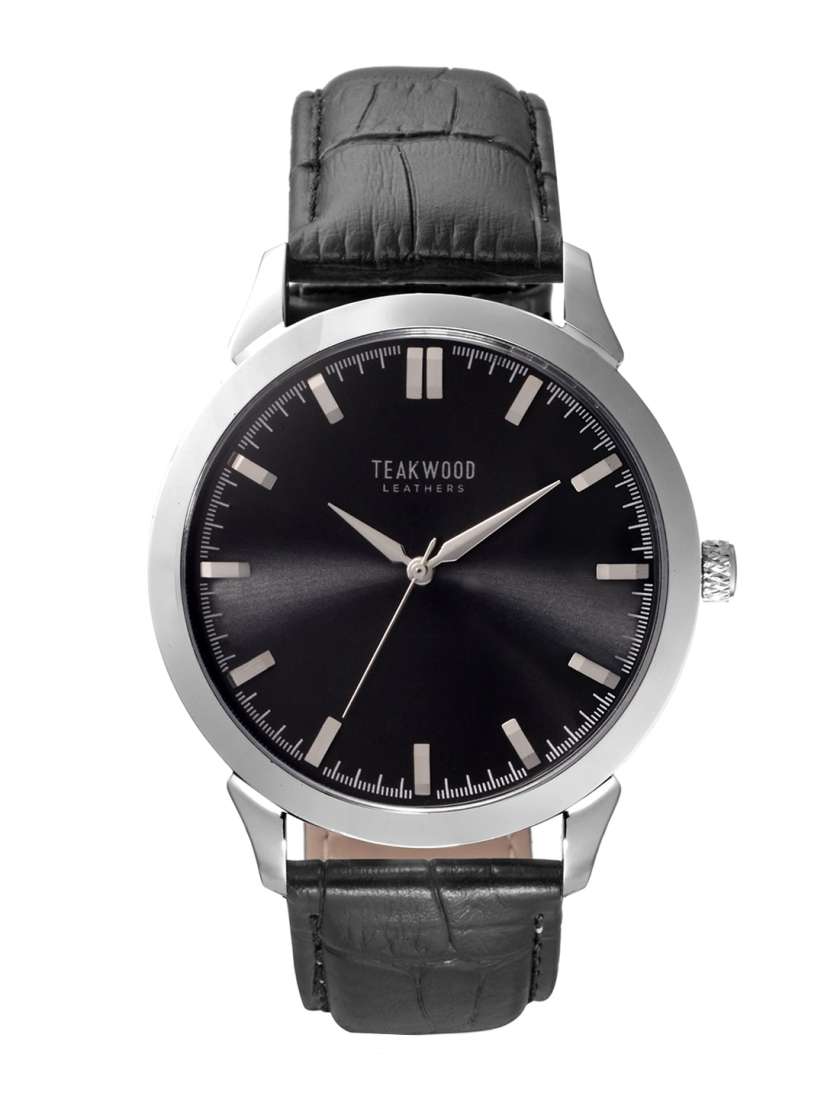 Teakwood leather watches shop
