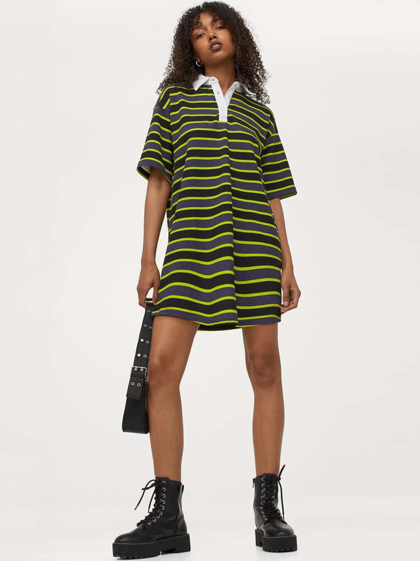 Buy H M Women s Oversized Rugby Shirt Dress Dresses for Women from H M at Rs. 1049. Style ID 14407272