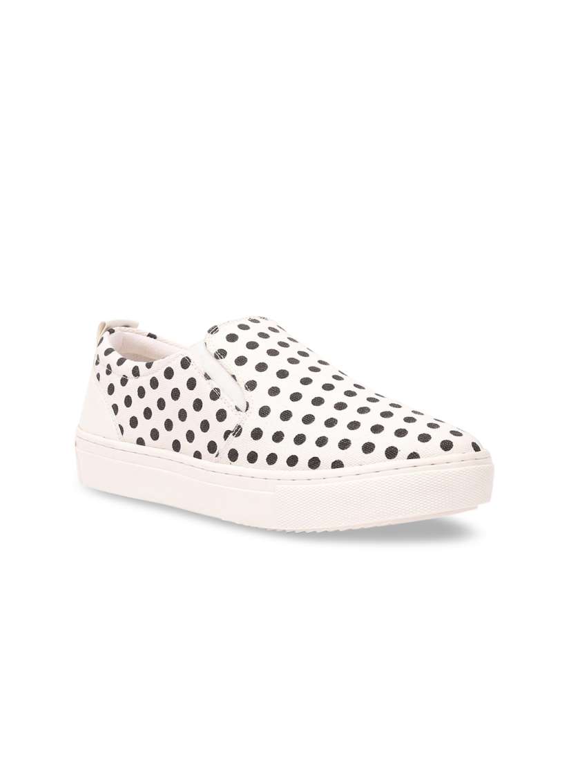 Buy FOREVER 21 Women White Printed PU Slip On Sneakers Casual Shoes for Women 14243032 Myntra