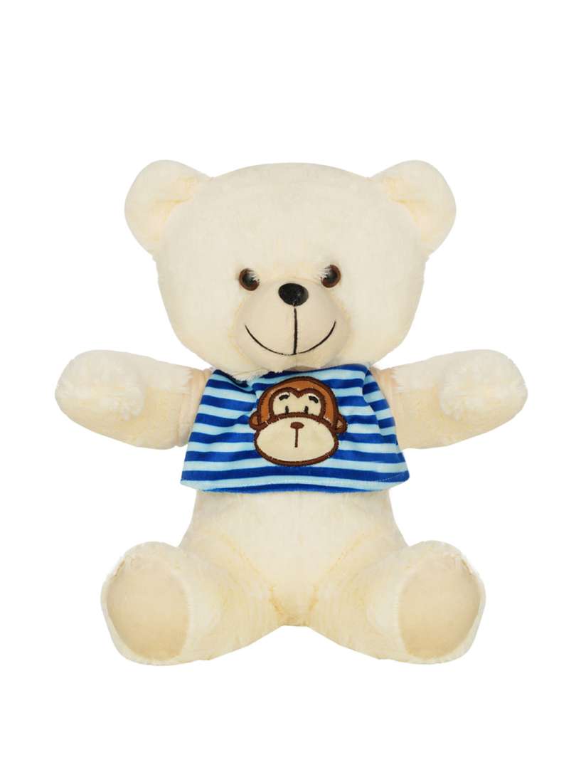 Buy DukieKooky Kids Cream Coloured Blue Donty Bear Soft Toy Soft Toys and Dolls for Unisex Kids 14239650 Myntra