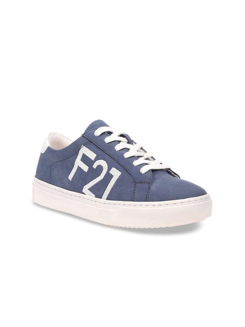Buy FOREVER 21 Women Blue PU Sneakers Casual Shoes for Women 14243038 Myntra