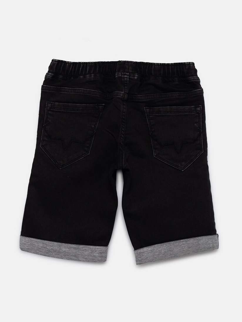 Flipkart Pepe Jean Shorts Buy Pepe Jeans Boys Black Solid Slim Fit