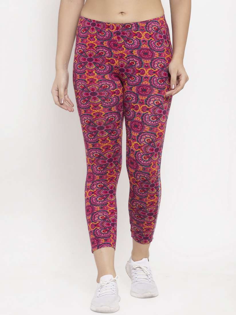 Myntra printed leggings clearance