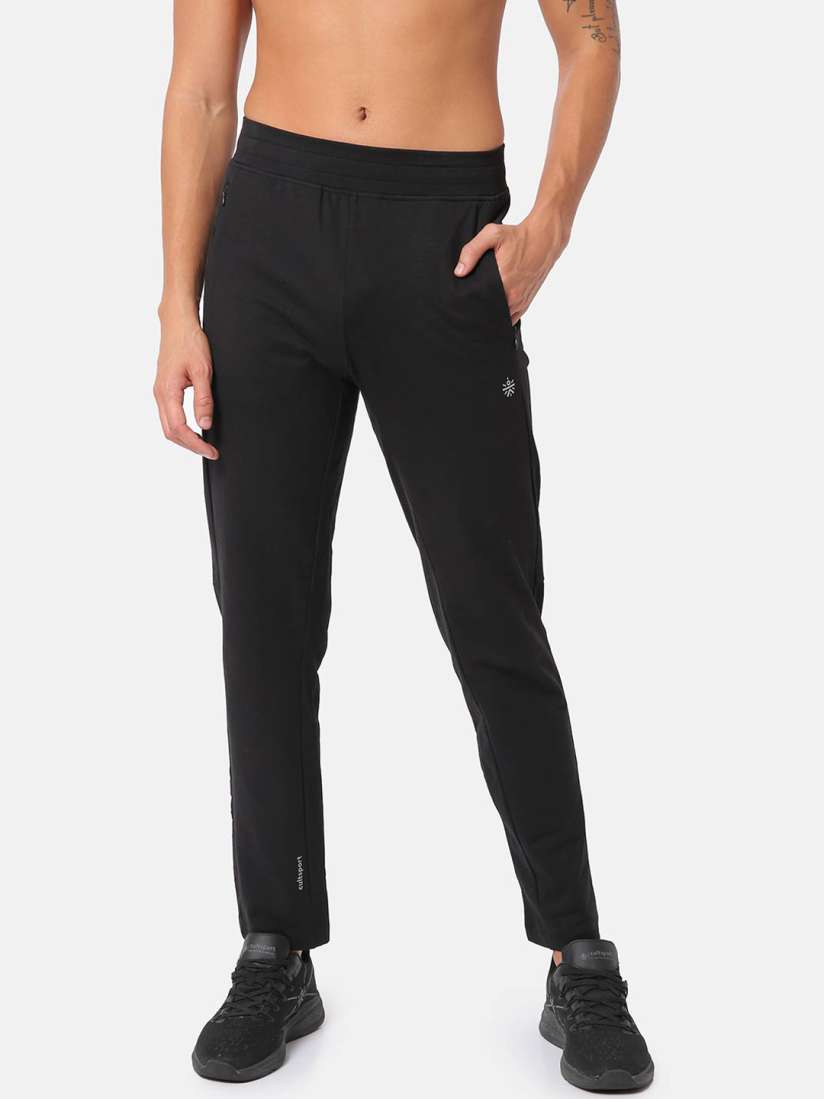 Buy CULT Men Black Solid Slim Fit Supersoft Yoga Track Pants Track Pants for Men 14515072 Myntra