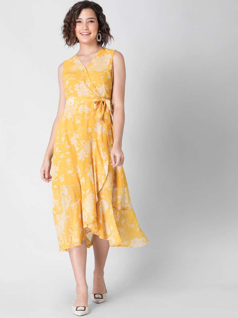 Faballey yellow dress sales
