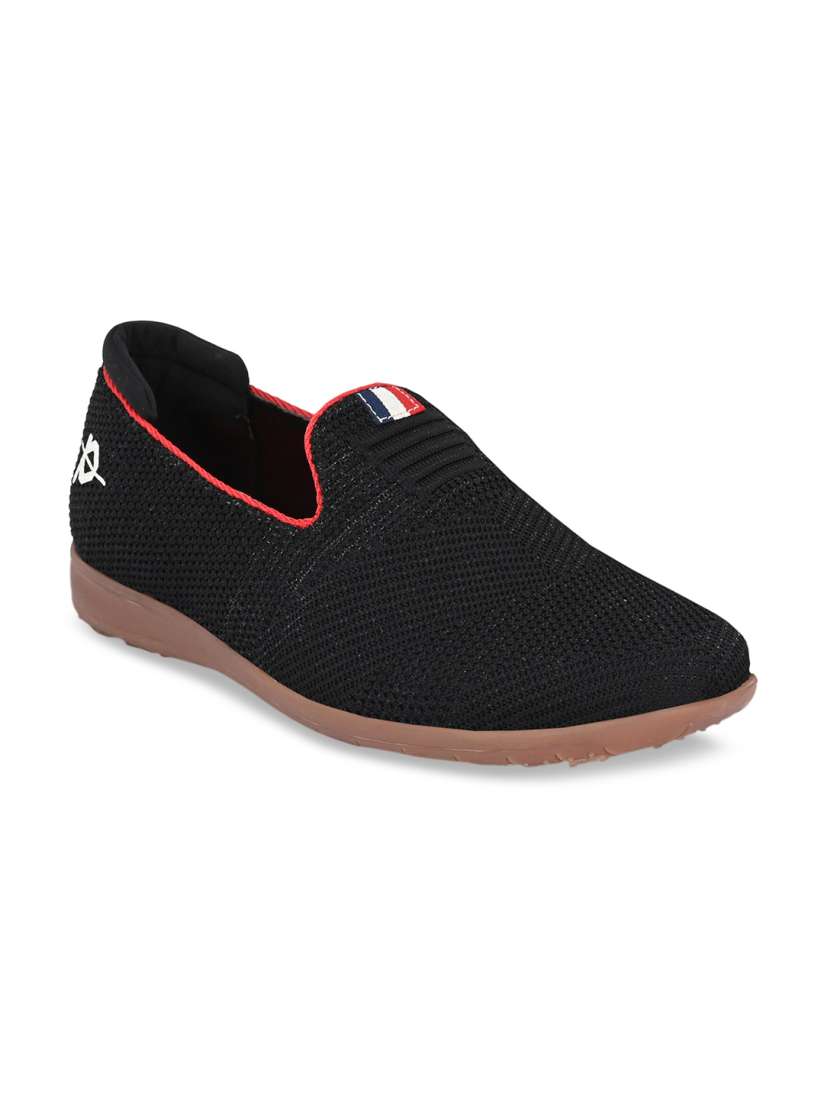 Buy Provogue Men Black Woven Design Slip On Sneakers Casual Shoes for Men 14547610 Myntra
