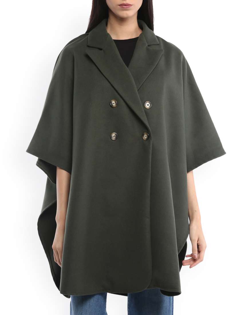 Longline cape jacket outlet