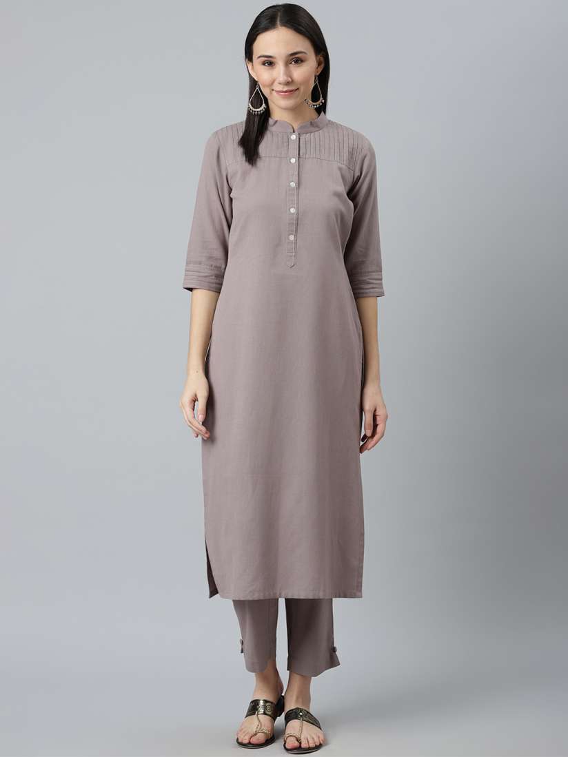 Libas women's solid straight kurta 2025