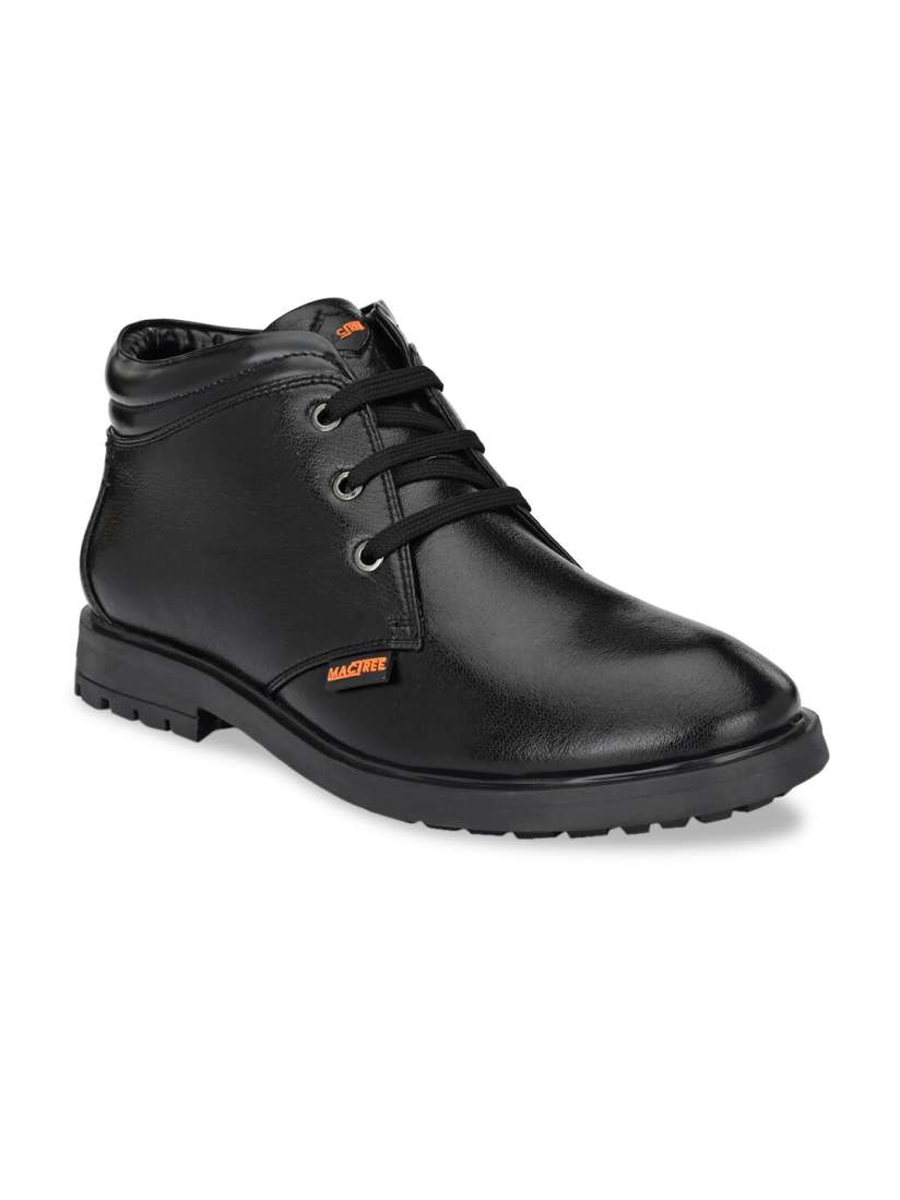 Mactree black casual shoes hot sale