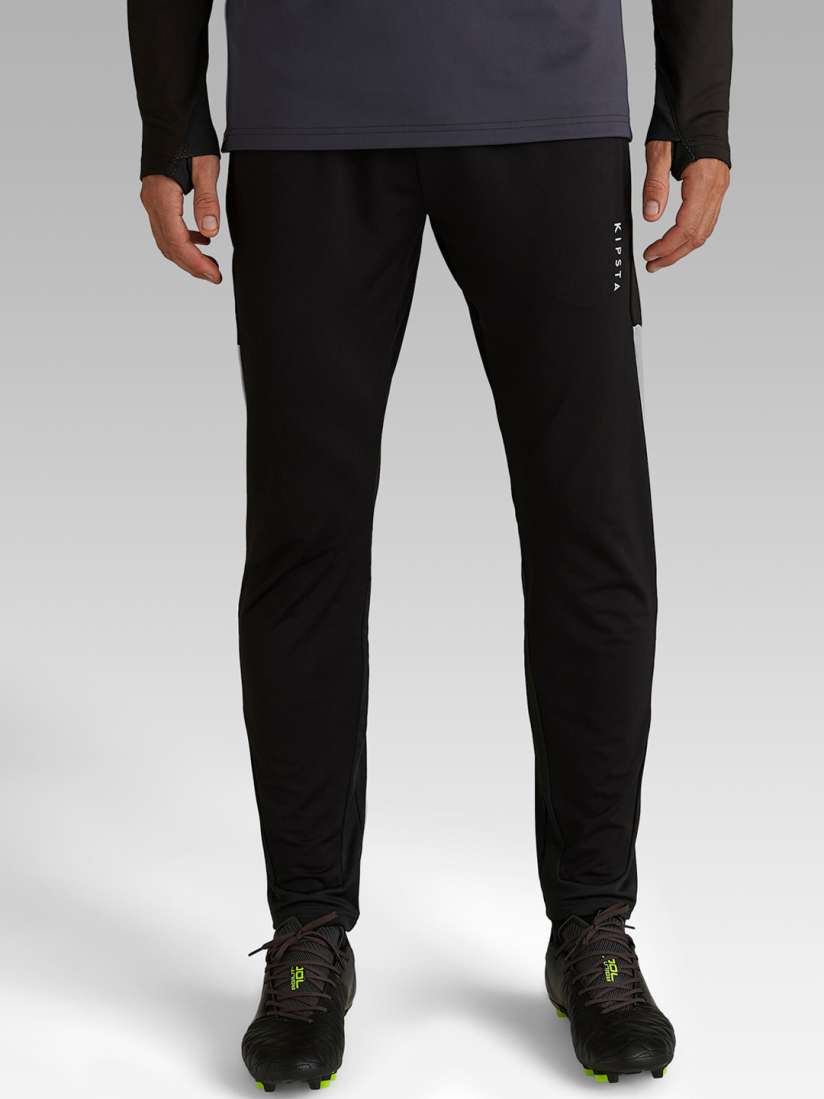 Buy Kipsta By Decathlon Men Black Solid Tapered Fit Football Track Pants Track Pants for Men 14449462 Myntra