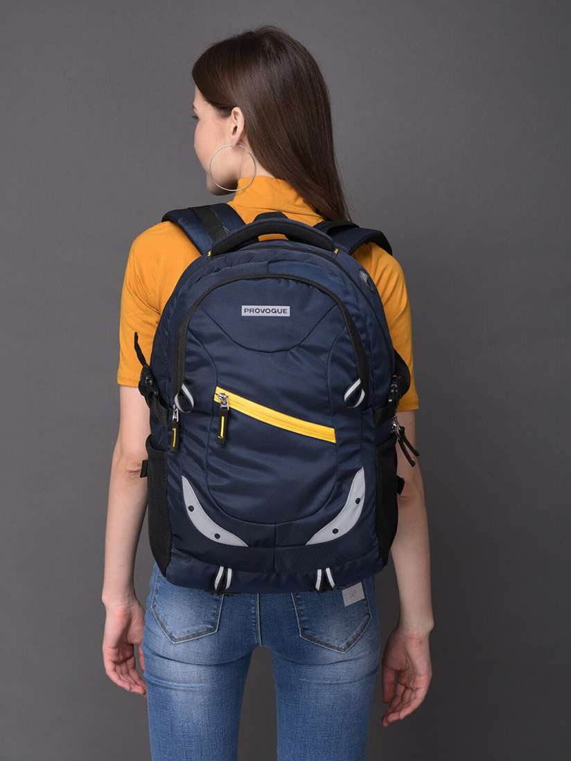 Provogue navy blue backpack shop