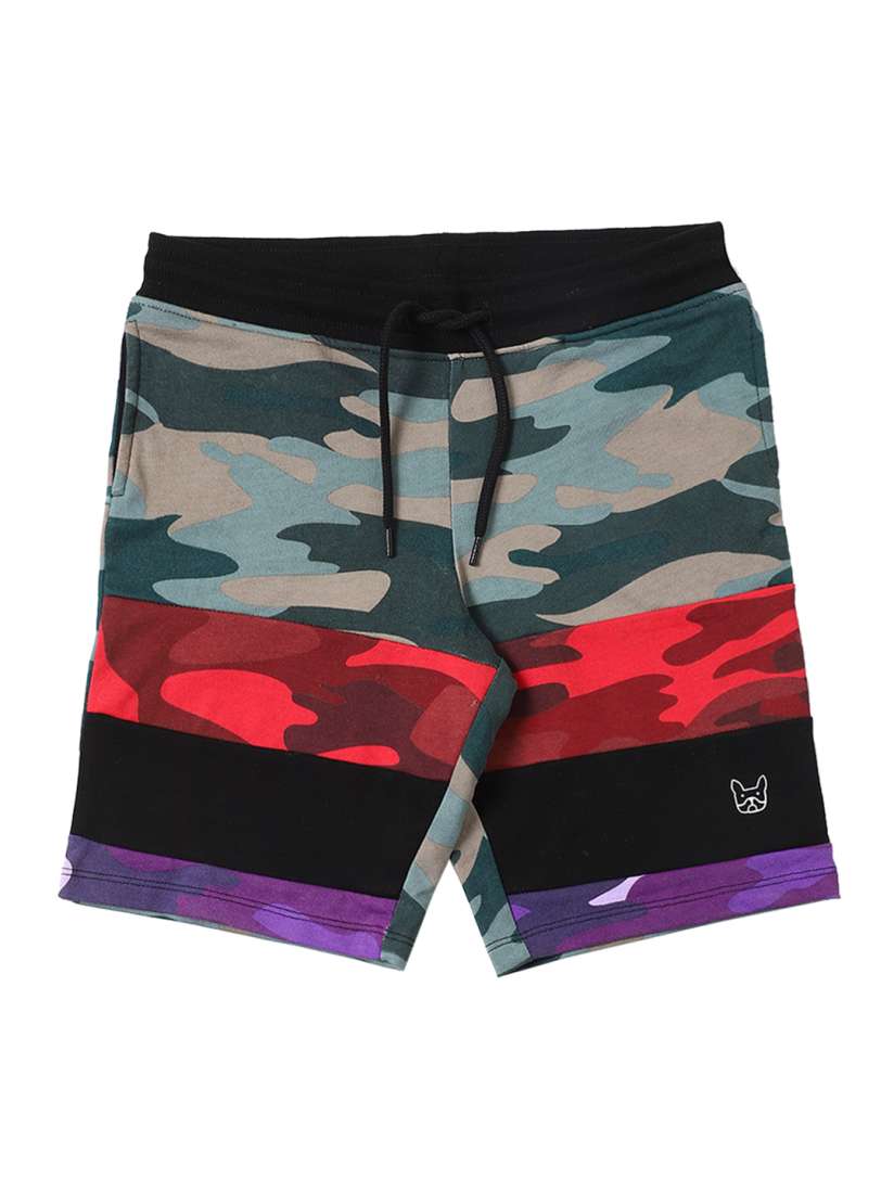 Buy Jack Jones Boys Multicoloured Camouflage Printed Mid Rise Regular Shorts Shorts for Boys 14586146 Myntra