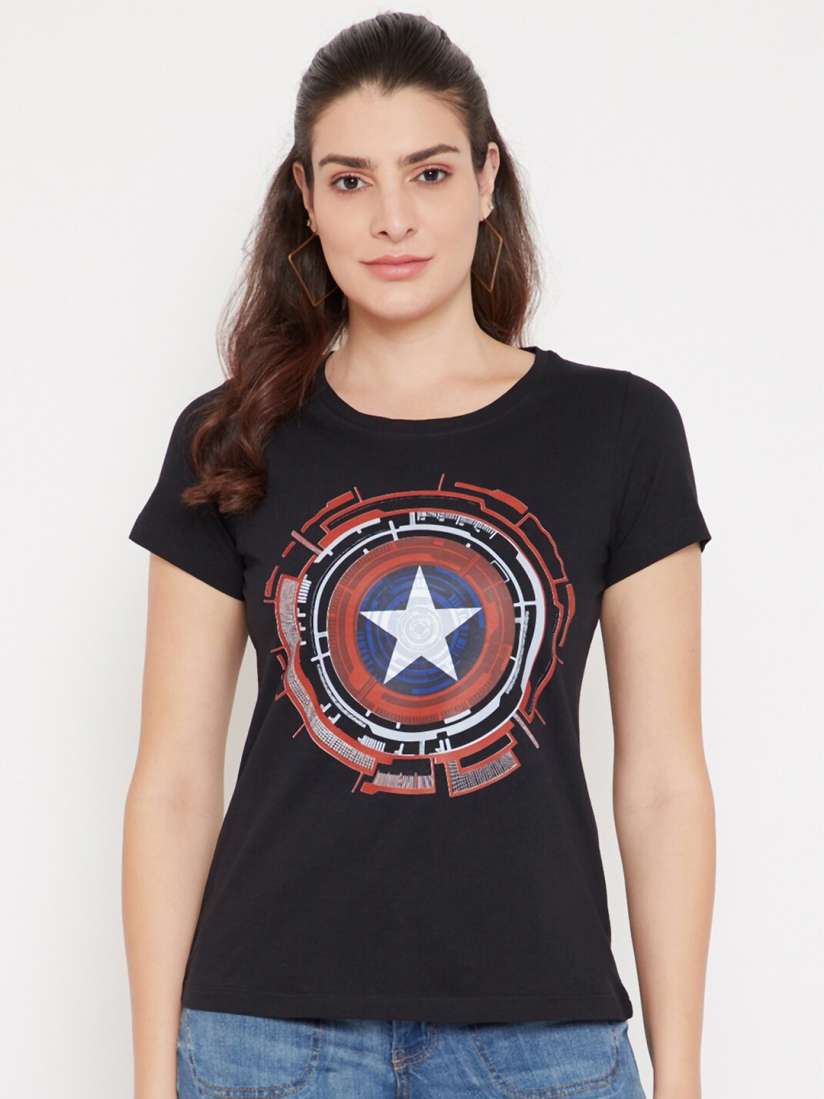 Girls avengers t shirt discount