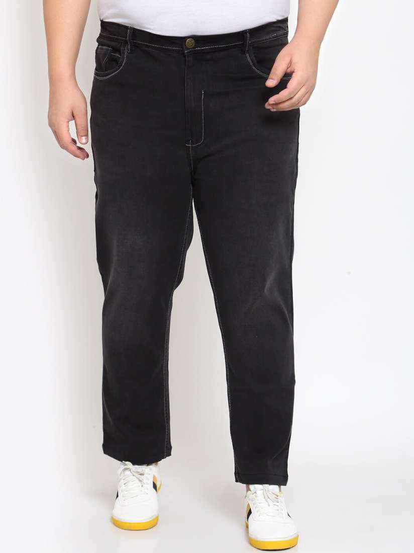 Black jeans men myntra shop