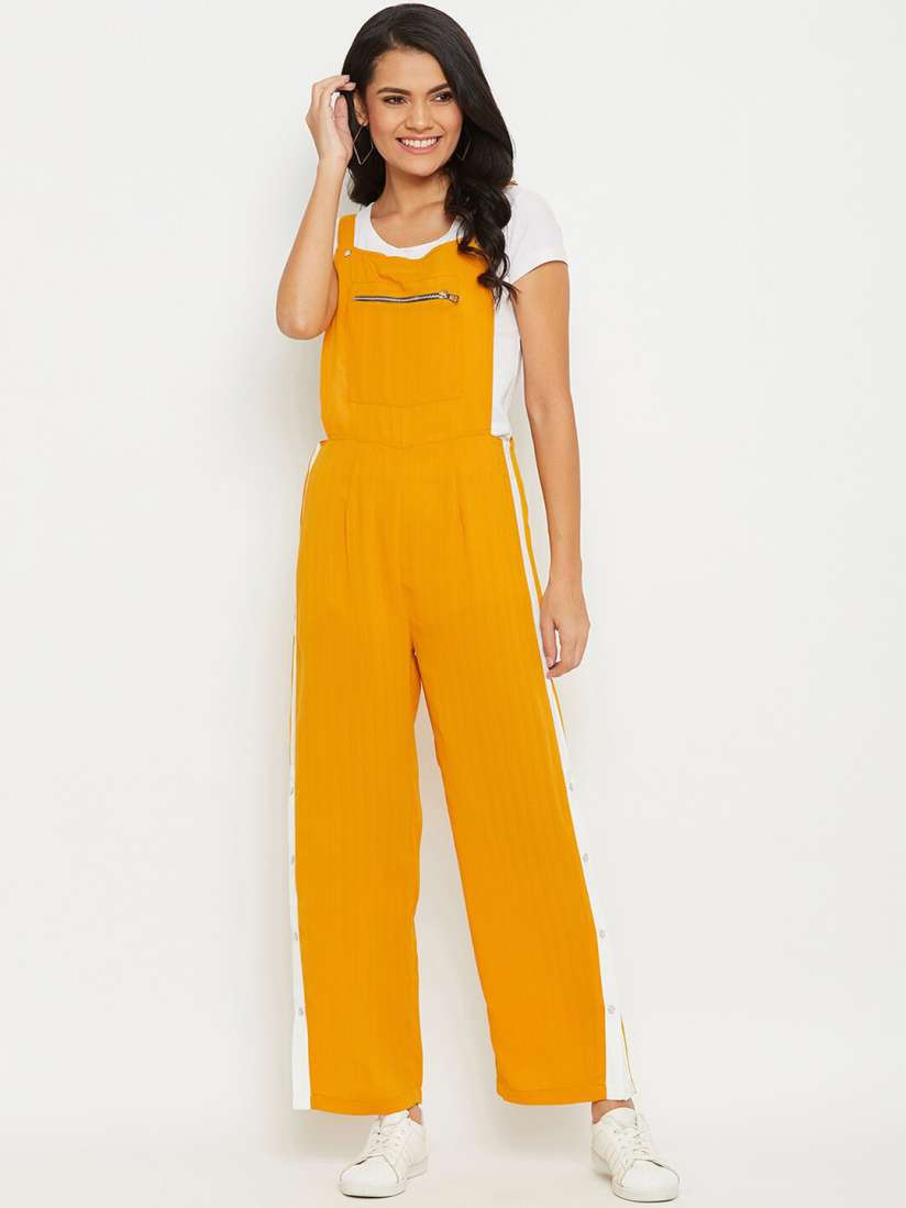 Mustard dungarees on sale