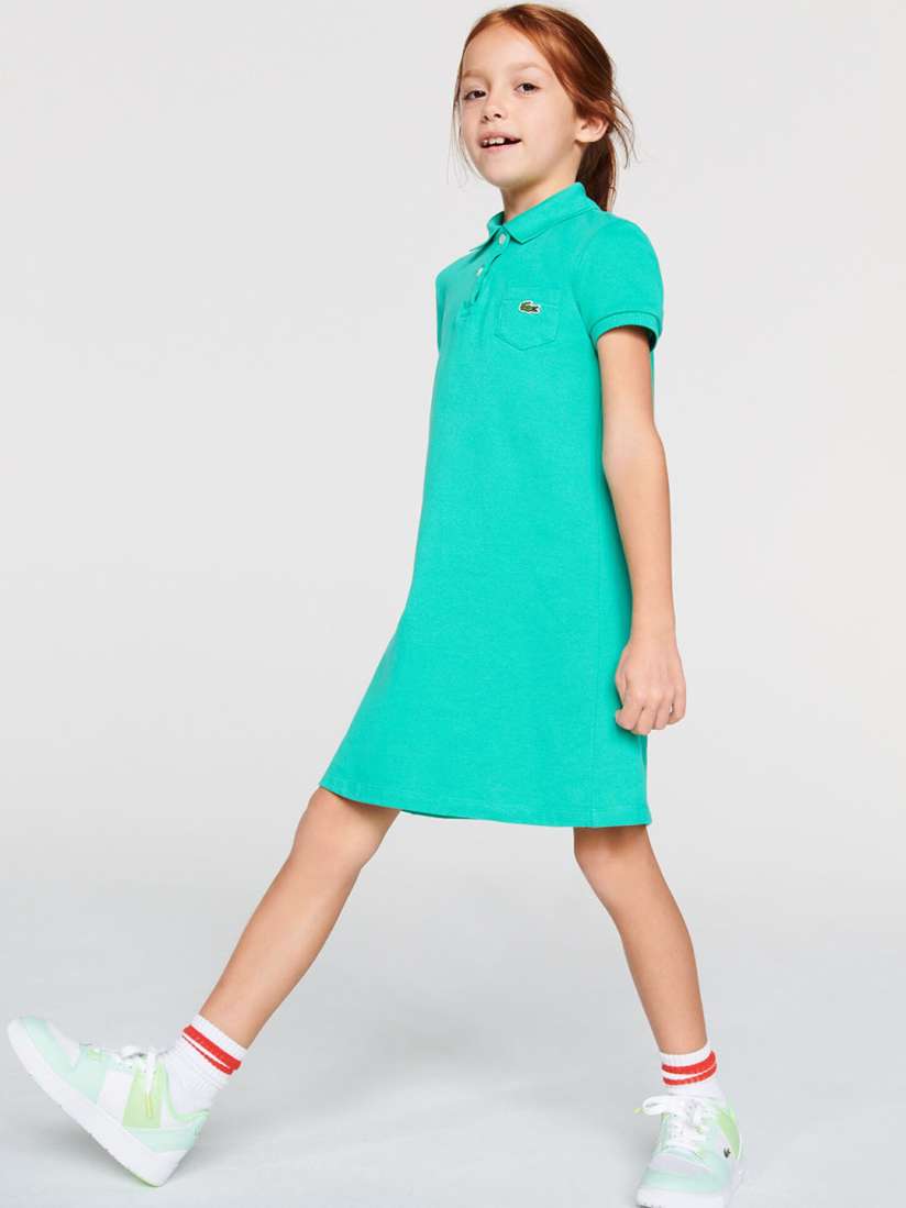 Buy Lacoste Girls Blue T shirt Dress Dresses for Girls 14653398 Myntra