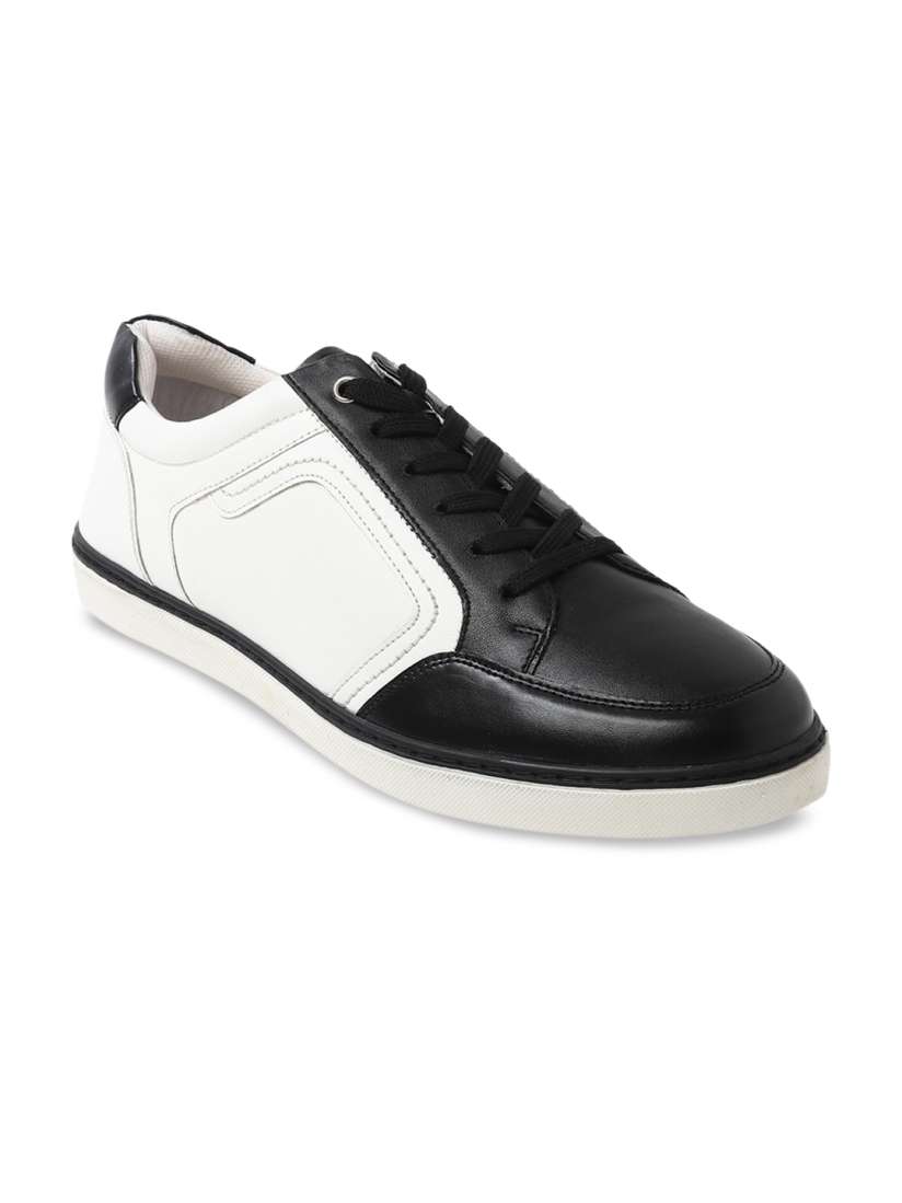 Buy FOREVER 21 Men Black White Colourblocked Sneakers Casual Shoes for Men 14657376 Myntra