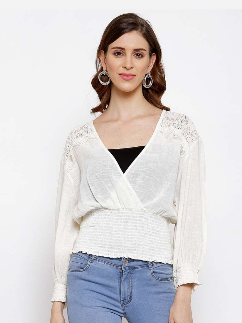 Sheer cotton tops store
