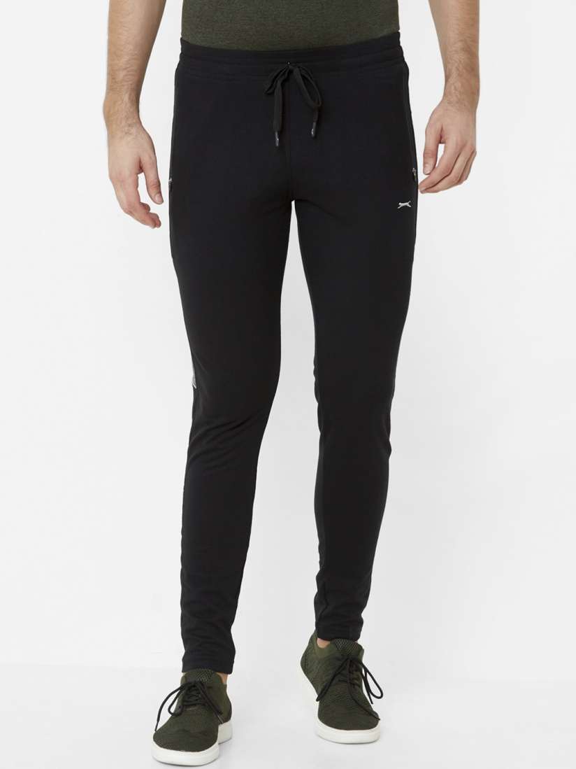 Buy Black Panther Men Black Solid Acti Fit Track Pants Track Pants for Men 14676148 Myntra