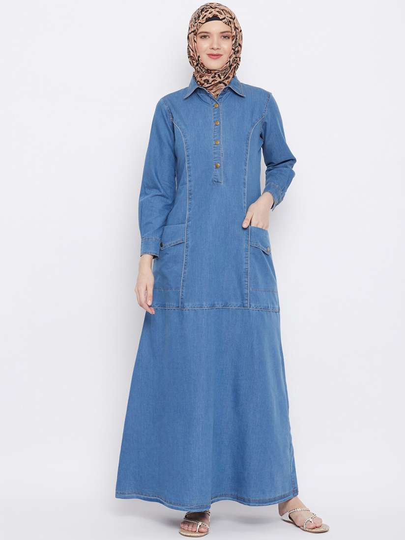 Denim burqa online store