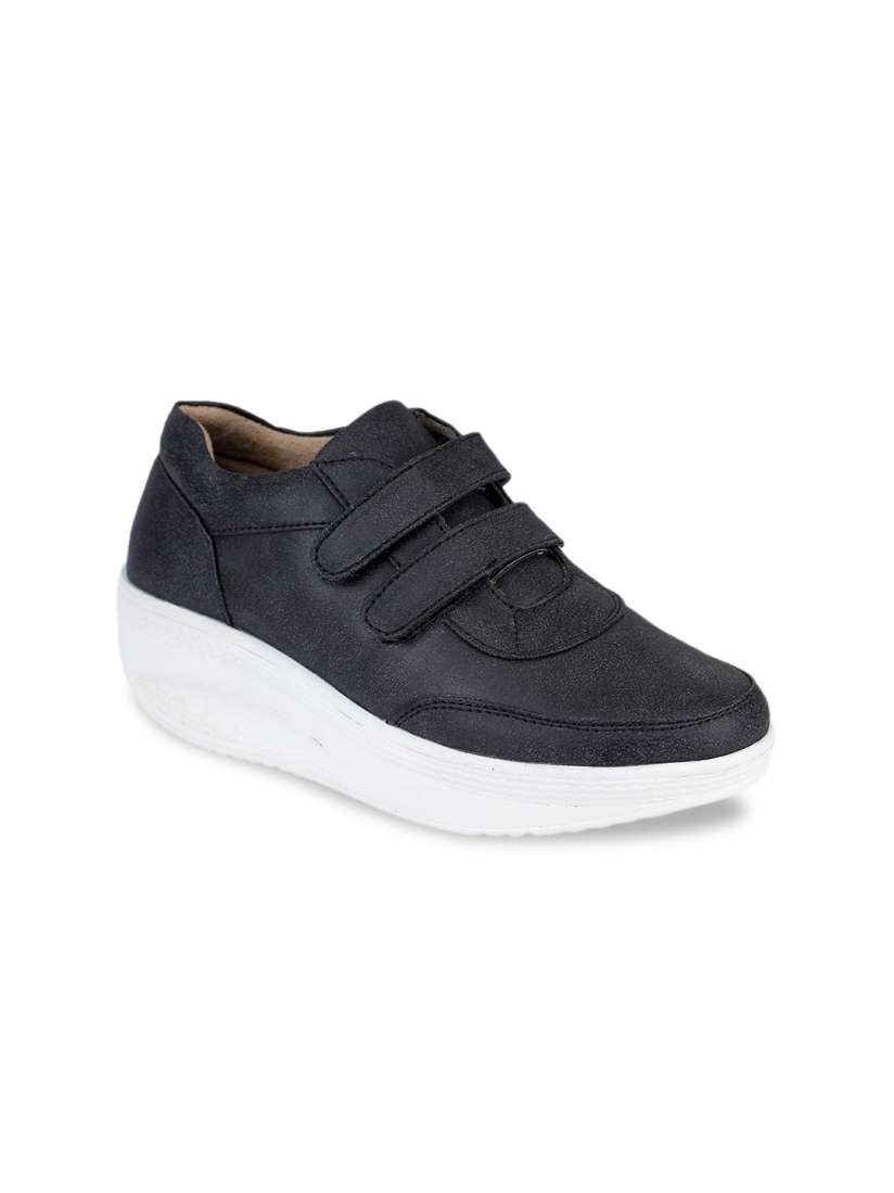 Buy VALIOSAA Women Black Slip On Sneakers Casual Shoes for Women 14683286 Myntra