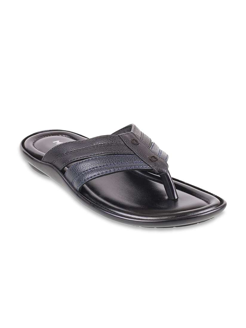 Buy Mochi Men Black Leather Comfort Sandals Sandals for Men 14448994 Myntra