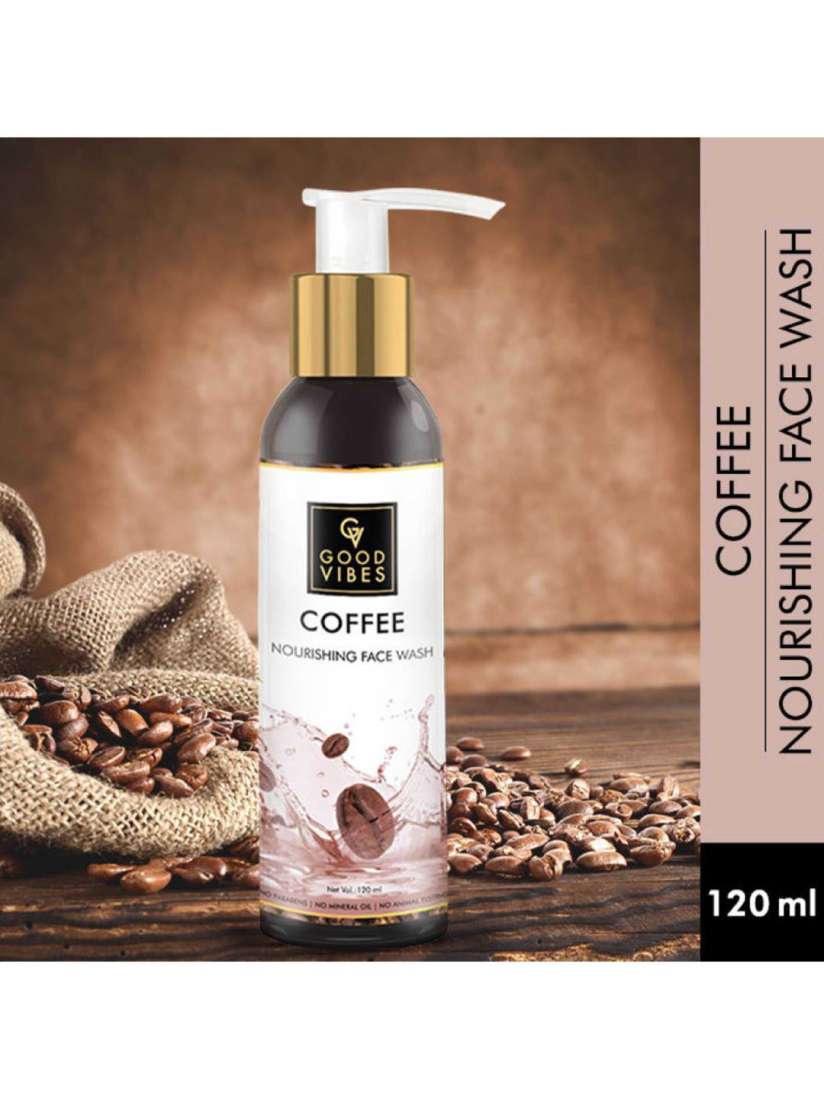 Buy Good Vibes Coffee Nourishing Face Wash 120 ml Face Wash and Cleanser for Unisex 14693434 Myntra