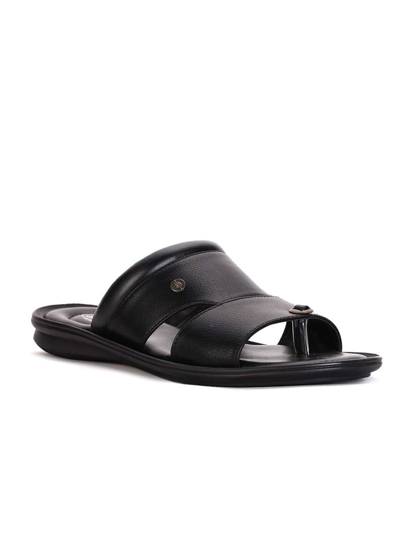 Buy Bata Men Black Ethnic PU Comfort Sandals Sandals for Men 14631584 Myntra