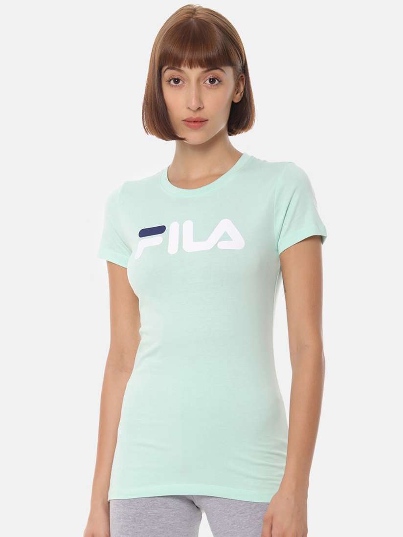 Buy FILA Green Regular Top Tops for Women 14461470 Myntra