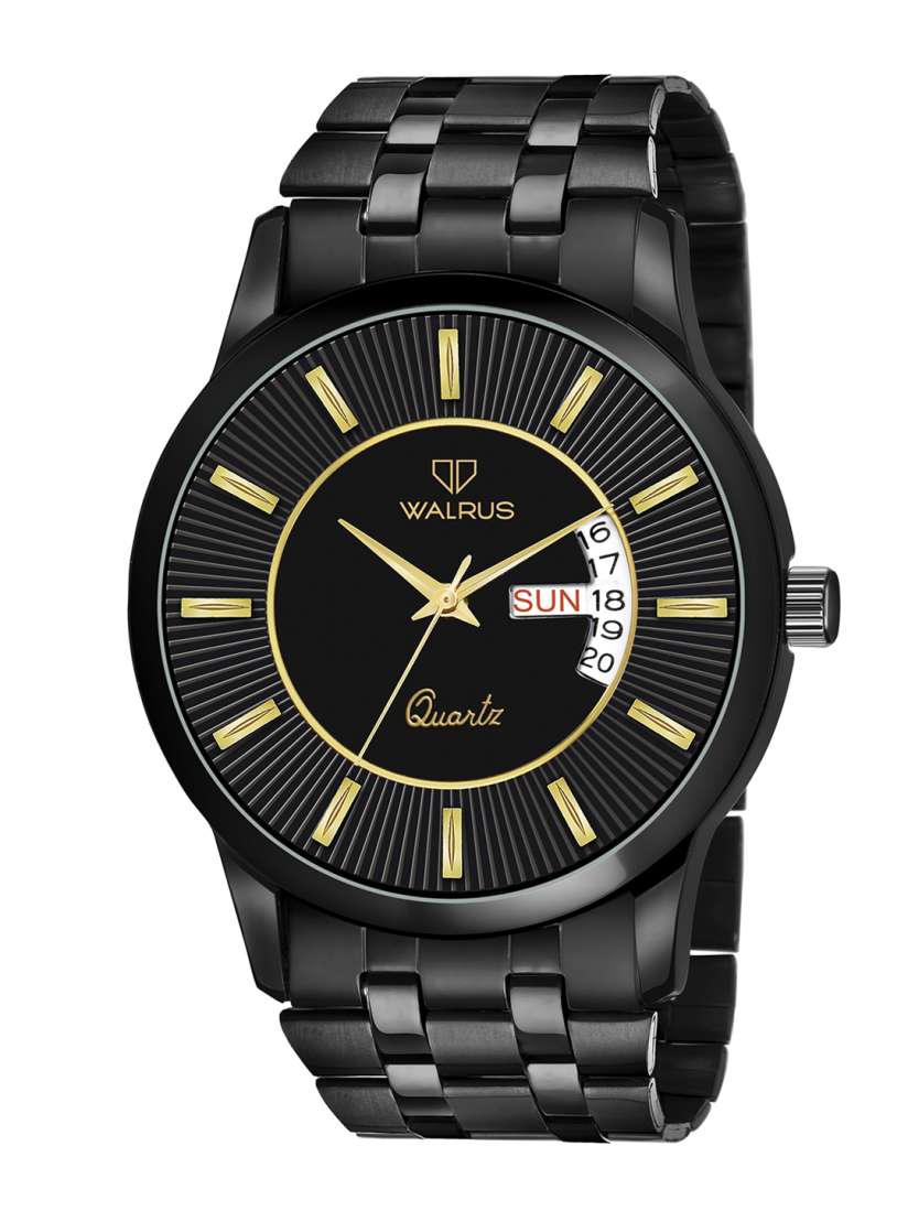 Buy Walrus Men Black Brass Dial Stainless Steel Analogue Watch WWTM CLASSIC III 020202 Watches for Men 14462616 Myntra