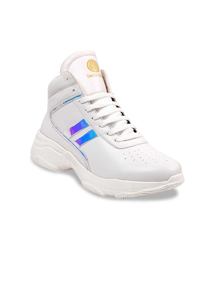 Bacca Bucci New Trend White Shoes High Top Sneakers Bacca Bucci