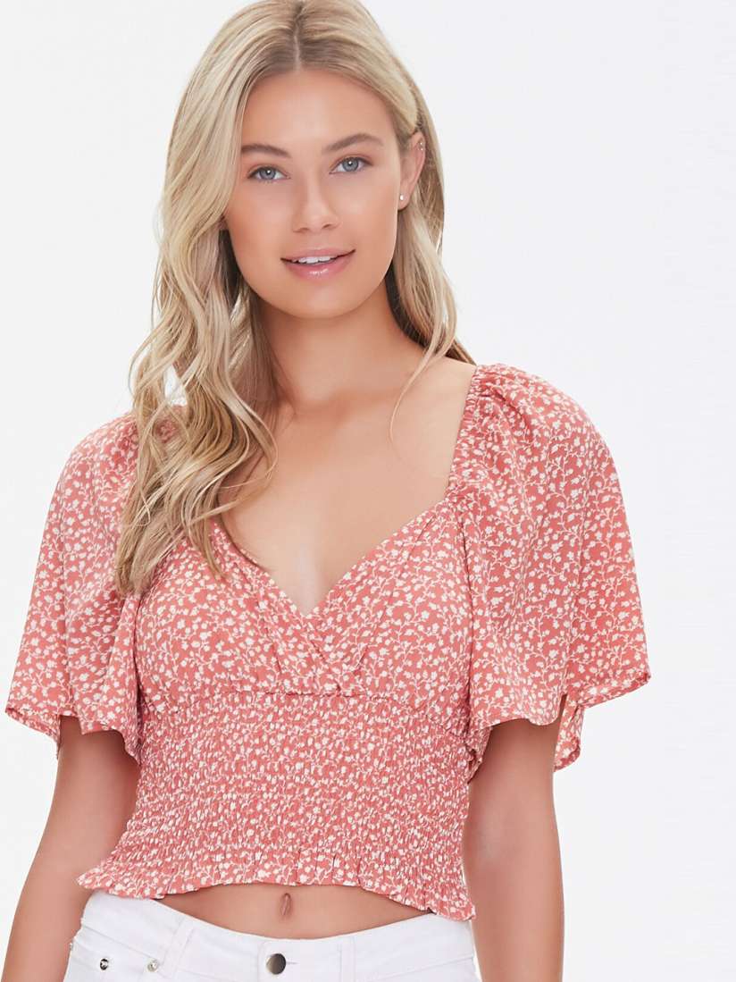 Smocked tops forever 21 new arrivals