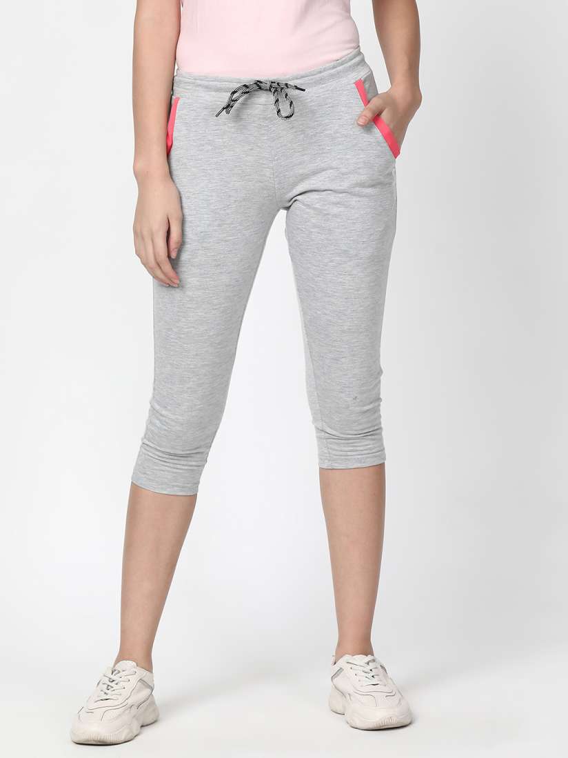 Buy V2 Value Variety Women Grey Capris Capris for Women 14736082 Myntra