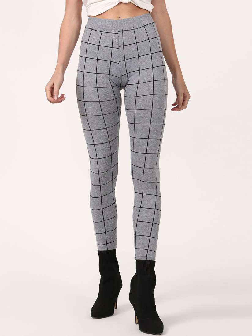 Windowpane leggings hot sale