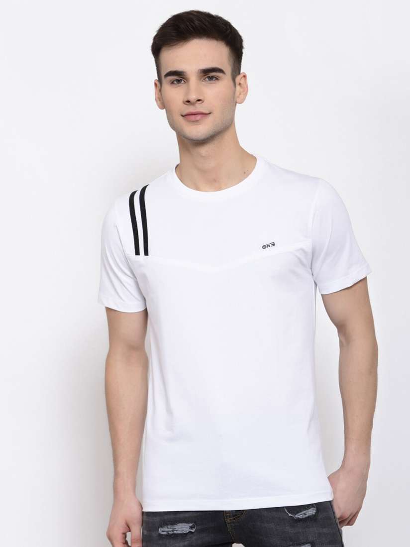 White t shirt myntra on sale