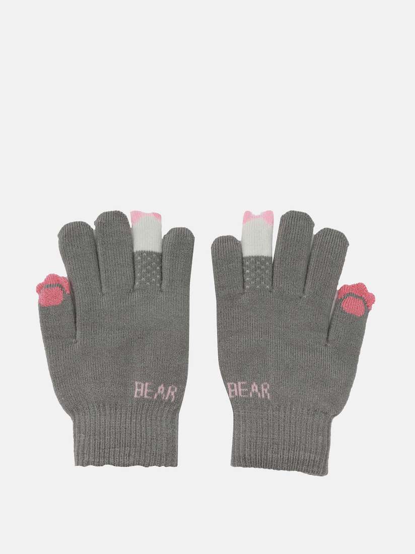 Knitted Gloves Asda Ladies Gloves Totes Toasties Grey Ladies