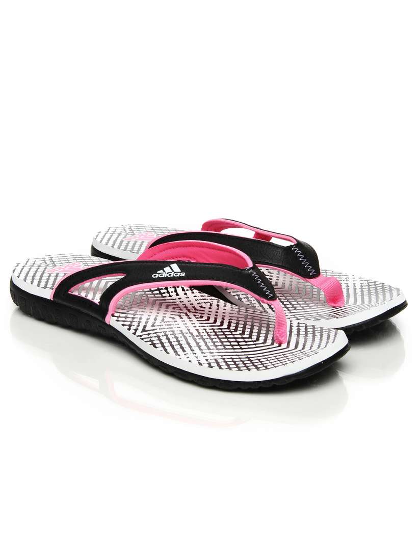 Buy ADIDAS Women Black White Calo 5 Flip Flops Flip Flops for Women 370388 Myntra