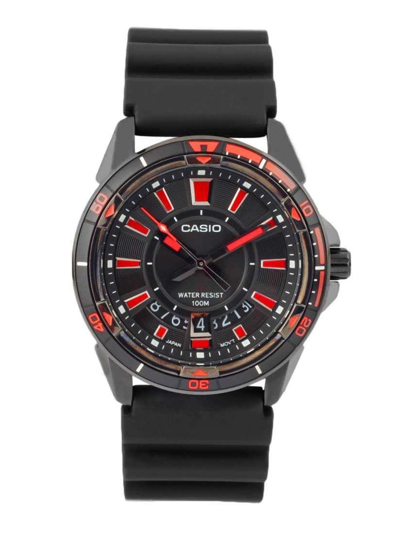Buy Casio Enticer Men Black Analogue Watches A504 MTD 1066B 1A2VDF Watches for Men 37297 Myntra