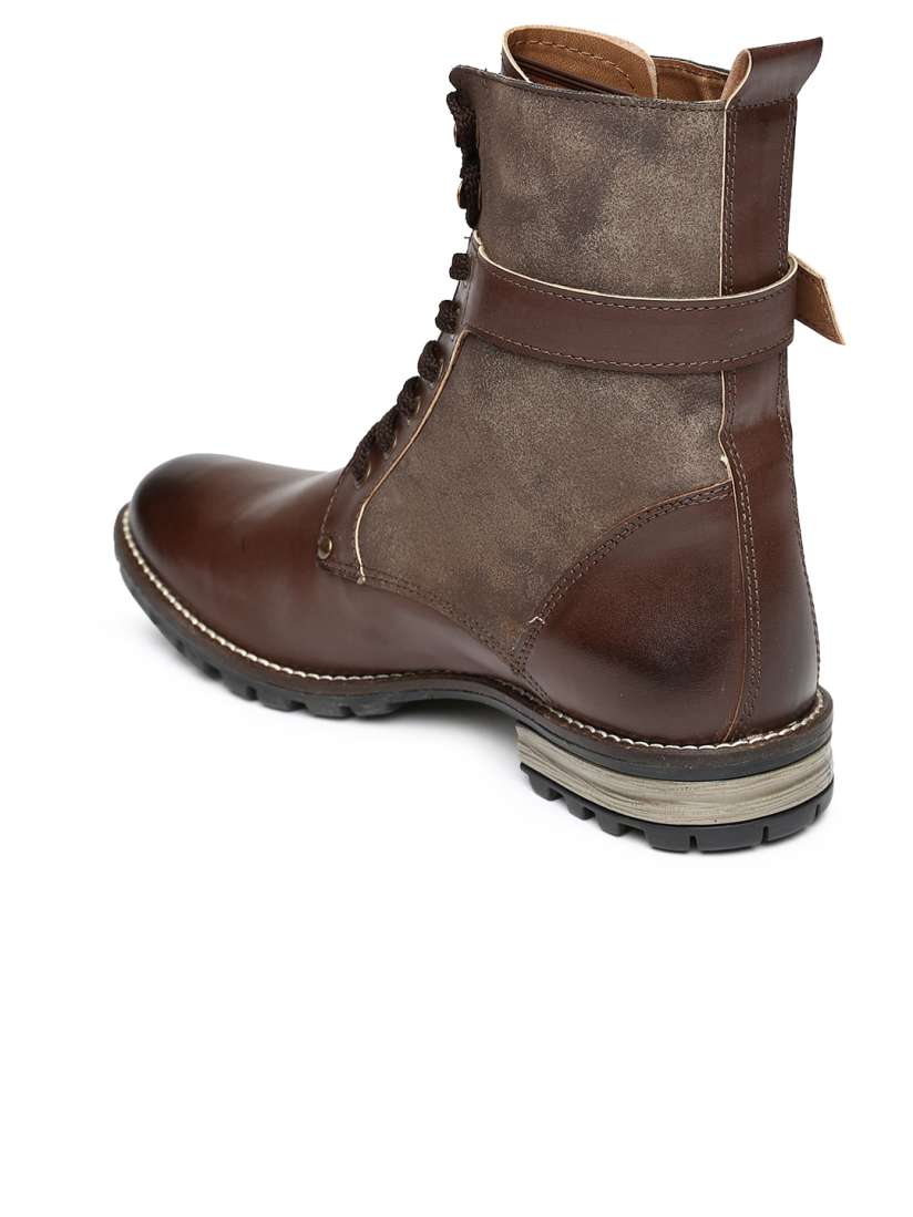 Buy Knotty Derby Men Brown Boots Boots for Men 414642 Myntra
