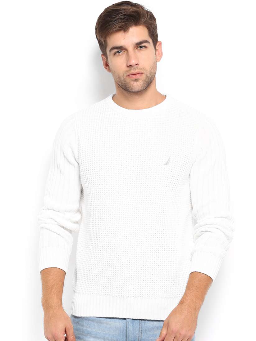 White nautica sweater hotsell
