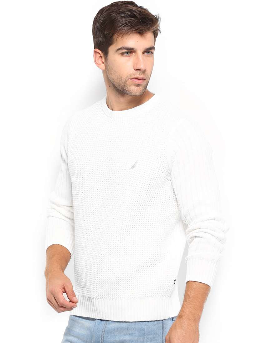 White nautica sweater hotsell