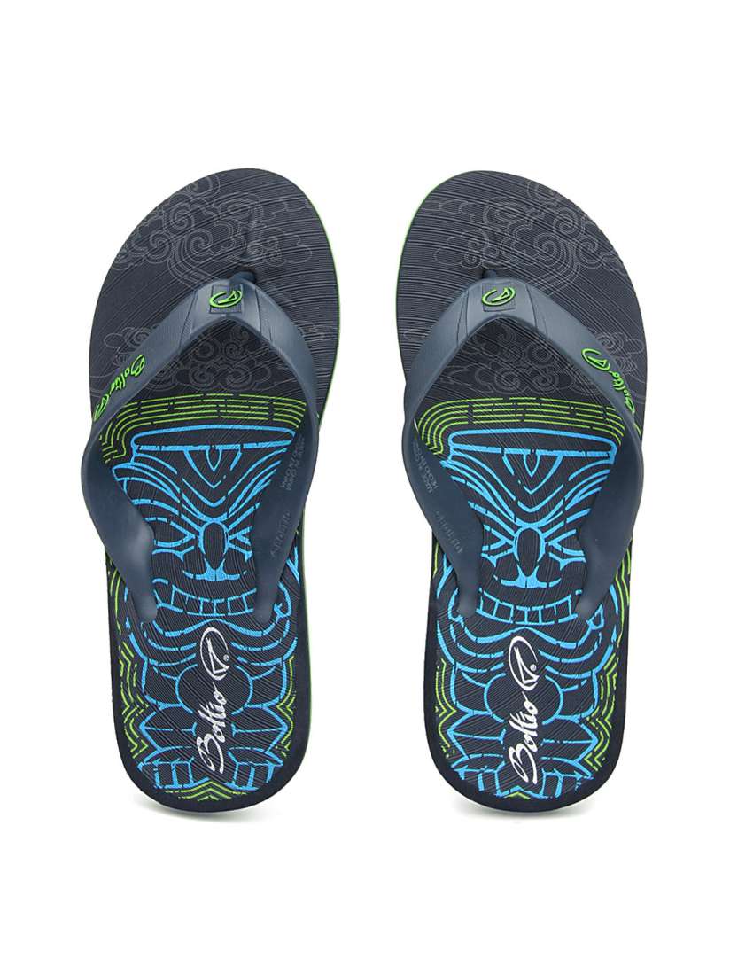 Buy Boltio Men Navy Printed Flip Flops Flip Flops for Men 533870 Myntra