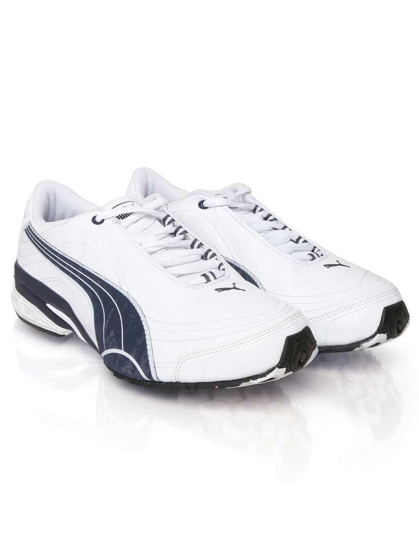 Buy Puma Men White Navy Tazon II DP Running Shoes Sports Shoes for Men 539710 Myntra